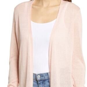 J. McLaughlin Light Pink Women's Cardigan Medium